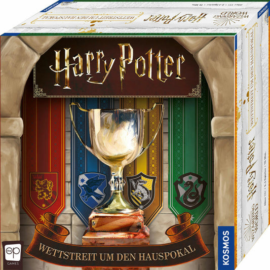 KOSMOS Harry Potter Wettstreit um den Hauspokal, Brettspiel, Familienspiel, Strategie-Spiel, ab 11 Jahren, 680855