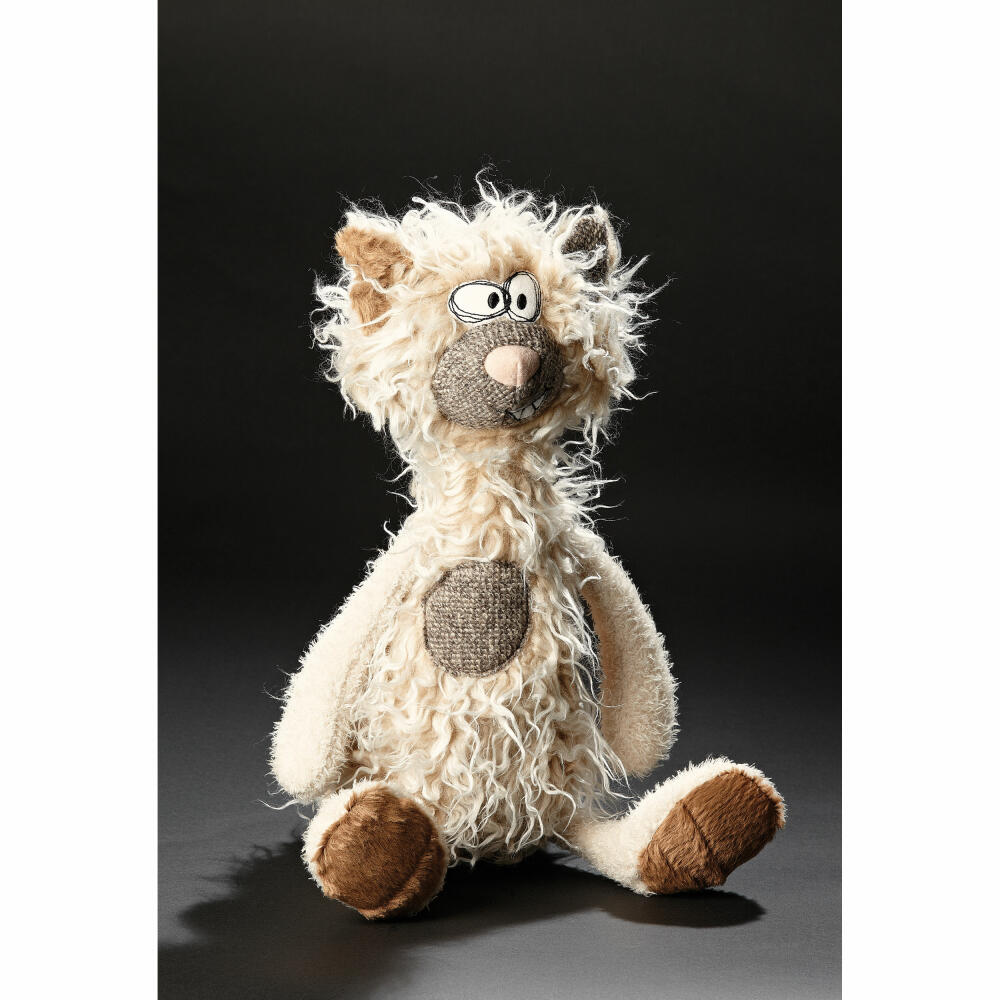 sigikid Beasts Katze Kiez Miez, Kuscheltier, Plüschtier, Schmusetier, Kuschel Tier, Plüsch, Microfaser-Plüsch, H 35 cm, 38243