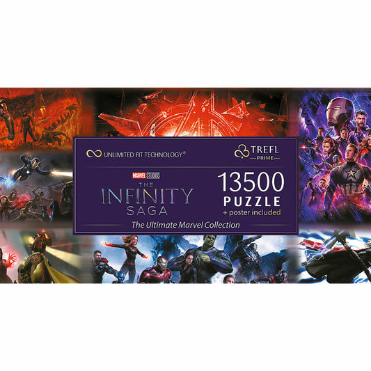 Trefl Puzzle UFT The Ultimate Marvel Collection, 13500 pieces, 198.5 x 137.6 cm, 81024