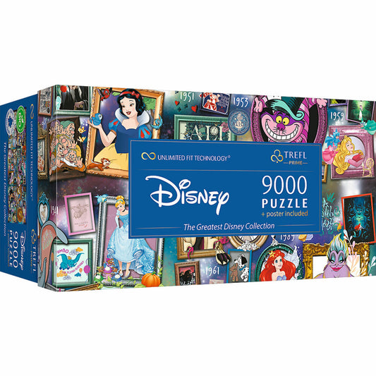 Trefl Puzzle UFT The Greatest Disney Collection, 9000 Teile, 198.5 x 92.8 cm, 81020