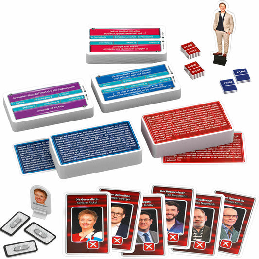 Schmidt Spiele Gefragt Gejagt The Expansion, Family Game, Quiz Game, Board Game, Quiz, 49416
