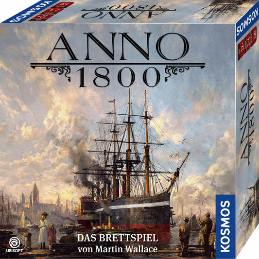 KOSMOS Anno 1800, Brettspiel, Strategiespiel, Strategie, Brett Spiel, Gesellschaftsspiel, ab 12 Jahren, 680428