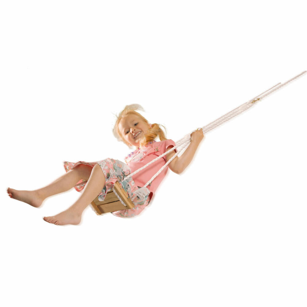Eichhorn Outdoor Board Swing, Wooden Swing, Children's Swing, Tree Swing, up to 60 kg, 100004503