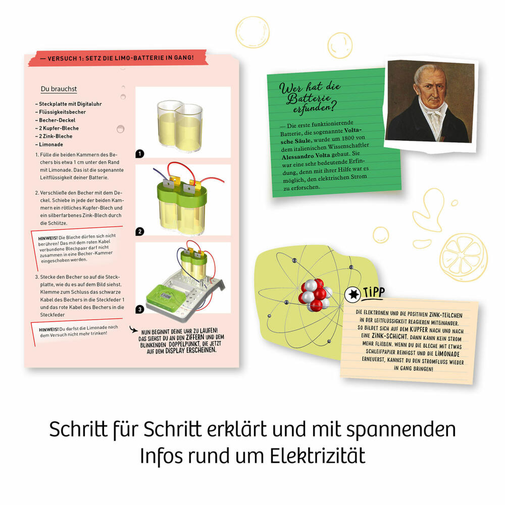 KOSMOS Mitbring-Experimente Elektro-Alarm, Elektronik Bausatz, Experimentierkasten, ab 8 Jahren, 658083