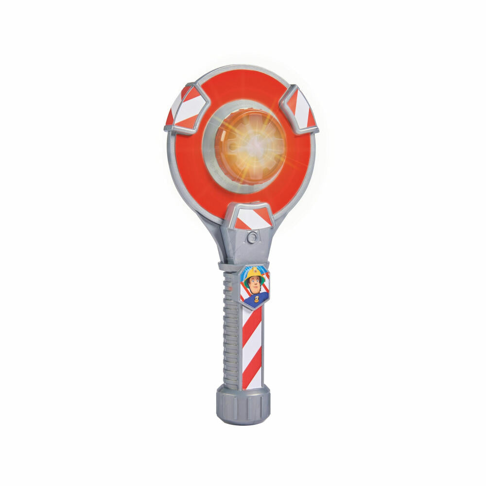 Simba Fireman Sam Traffic Trowel, Signal Trowel, with Light Function, Toy, Children, 109252440