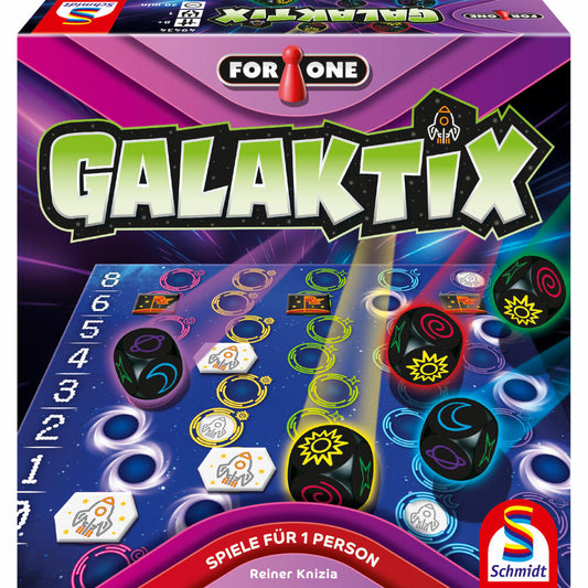 Schmidt Spiele For One Galaktix, dice game, one-person game, ages 8 and up, 49434