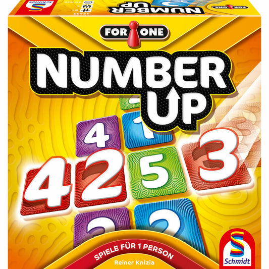 Schmidt Spiele For One Number UP, board game, one-person game, ages 8 and up, 49433
