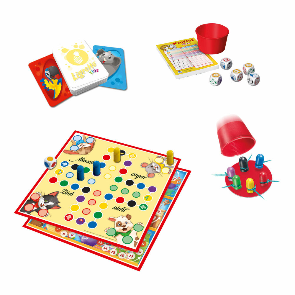 Schmidt Spiele Spielesammlung Kinderspiele Klassiker, Kinderspiel, Kinder Spiele, Sammlung, Ab 3 Jahre, 49189