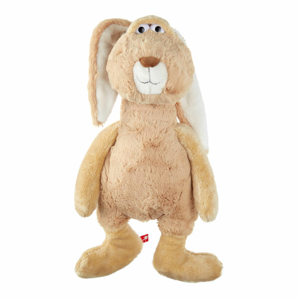 sigikid Sweety Kuscheltier Hase, Plüschtier, Stofftier, Schmusetier, Beige, 35 cm, 42460