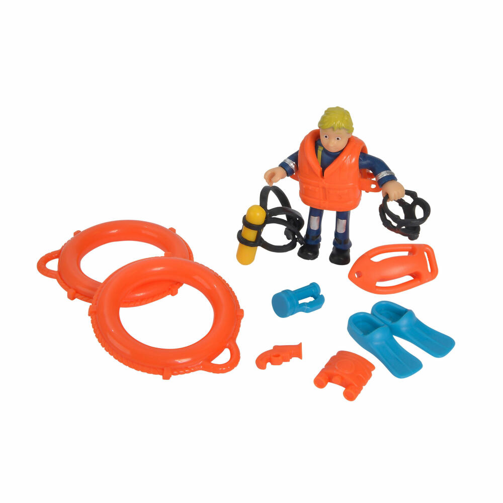 Simba Fireman Sam Neptune Boat, with Penny Figure, Rescue Boat, Toy Boat, Children's Toy, 109251047