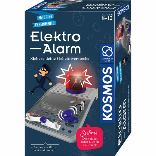 KOSMOS Mitbring-Experimente Elektro-Alarm, Elektronik Bausatz, Experimentierkasten, ab 8 Jahren, 658083