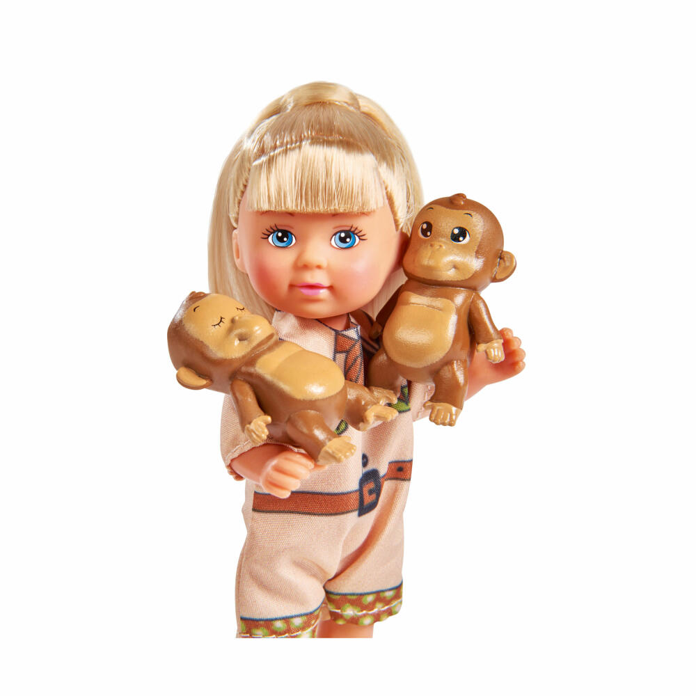 Simba Evi Love Monkeys, doll, fashion doll, dress-up doll, monkeys, expedition, from 3 years, 12 cm, 105733481