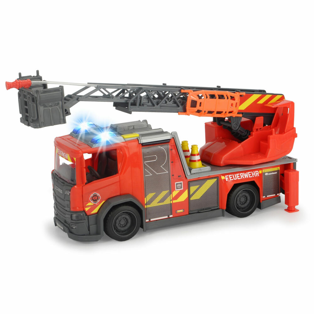 Dickie Toys Scania Drehleiter, Feuerwehrauto, Auto, Spielzeugauto, Spielzeugtruck, Spielzeug, 203716017