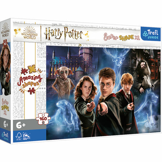 Trefl Junior Super Shape XL Puzzle Harry Potter, 160 Teile, 60 x 40 cm, 50034