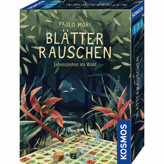 KOSMOS Blätterrauschen, Familienspiel, Würfelspiel, Gesellschaftsspiel, Würfel Spiel, ab 8 Jahren, 680435