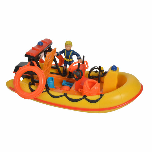 Simba Fireman Sam Neptune Boat, with Penny Figure, Rescue Boat, Toy Boat, Children's Toy, 109251047