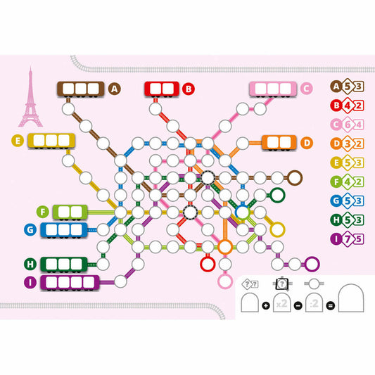 Schmidt Spiele Klein &amp; Fein Fully Planned, Family Game, Flip &amp; Write Game, Board Game, 49399