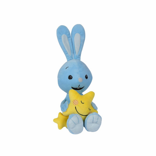 Simba KiKANiNCHEN music box, musical clock, rabbit, cuddly toy, music, Brahms lullaby, toy, 35 cm, 109461012
