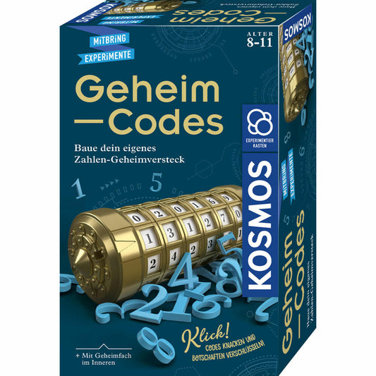 KOSMOS Mitbring-Experimente Geheim-Codes, Kryptex, Experimentierkasten, Experimentier Kasten, ab 8 Jahren, 658076
