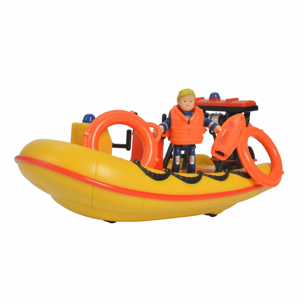 Simba Fireman Sam Neptune Boat, with Penny Figure, Rescue Boat, Toy Boat, Children's Toy, 109251047