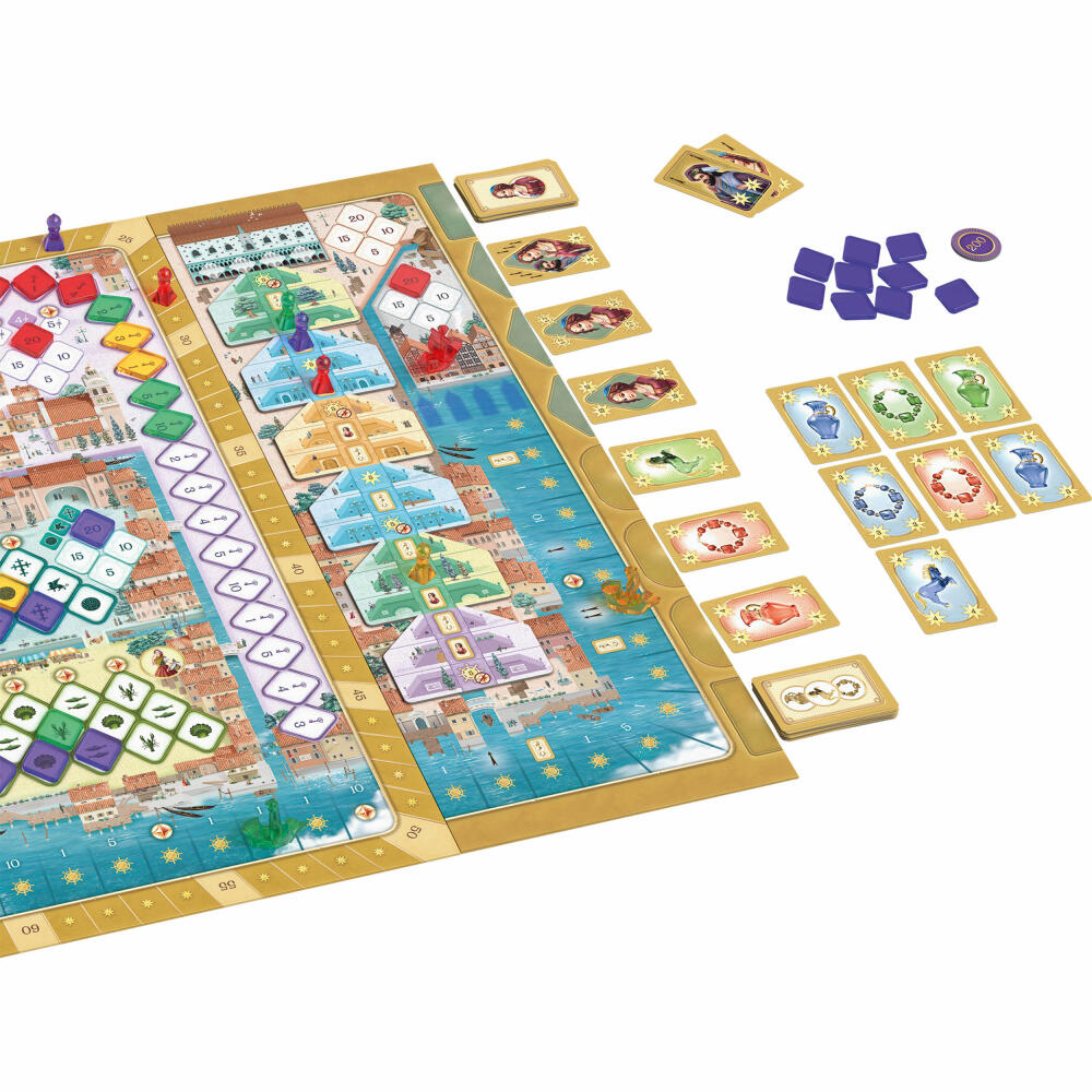 Schmidt Spiele Mille Fiori Die Meisterwerke, 1. Erweiterung, Familienspiel, Ergänzung, 49435