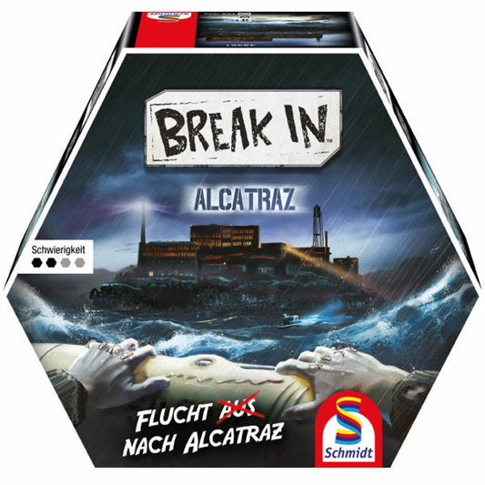 Schmidt Spiele Break In Alcatraz, Escape Room, Abenteuerspiel, Gesellschaftsspiel, 49381