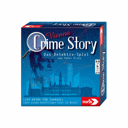 Noris Crime Story Vienna, Krimispiel, Kartenspiel, Detektiv-Spiel, Krimi Spiel, Rästel, ab 12 Jahren, 606201888