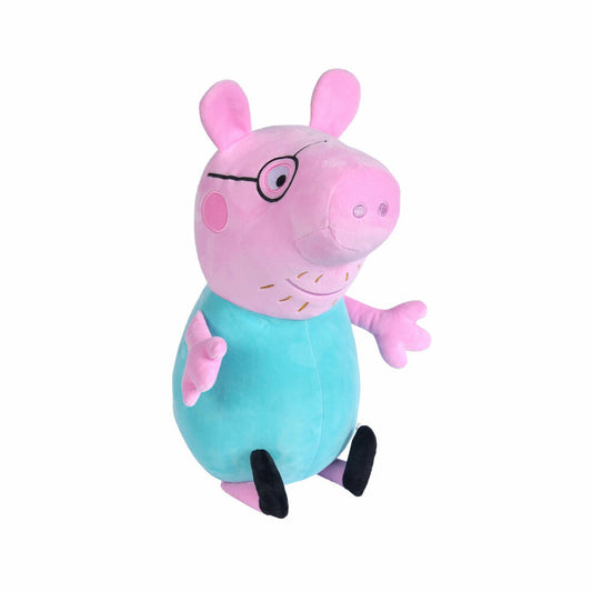 Simba Peppa Pig Plush Papa Wutz, Plush Toy, Cuddly Toy, Stuffed Toy, Toy, Children, 37 cm, 109261005