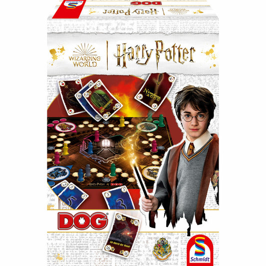 Schmidt Spiele DOG Harry Potter, Familienspiel, Brettspiel, Gesellschaftsspiel, ab 8 Jahre, 49423