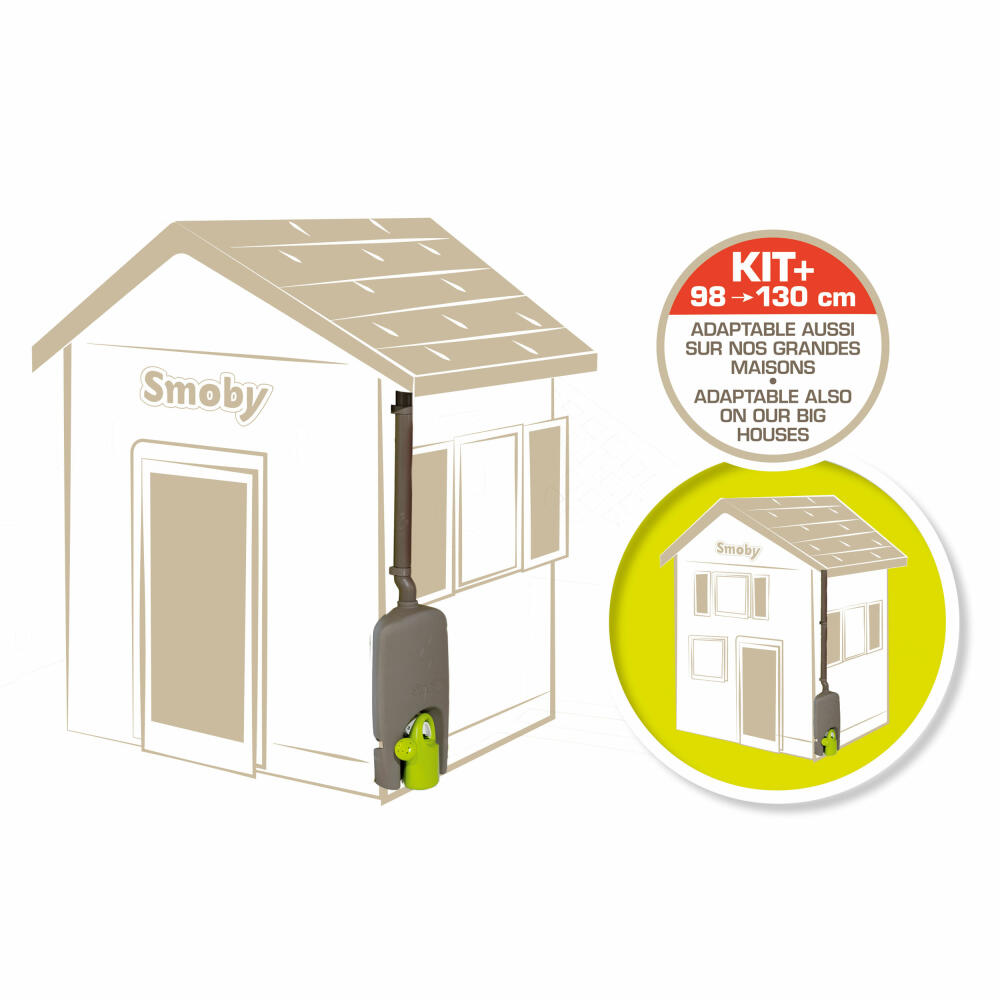 Smoby rain barrel and watering can, playhouse, accessories, play equipment, extension, play house, children's toy, 7600810909