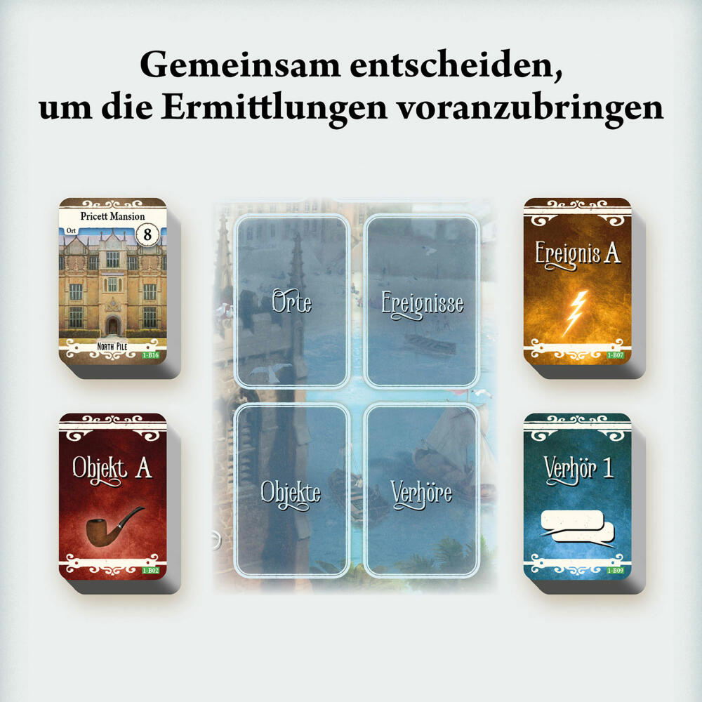 KOSMOS Redcliff Bay Mysteries, Detektivspiel, Familienspiel, Gesellschaftsspiel, Detektiv Spiel, 680459
