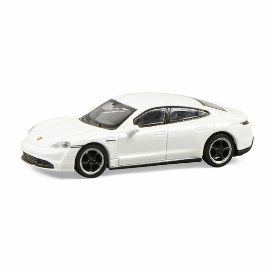 Schuco Porsche Taycan, Turbo S, Modellauto, Modell Auto, Miniatur, Maßstab 1:87, Weiß, 452655800