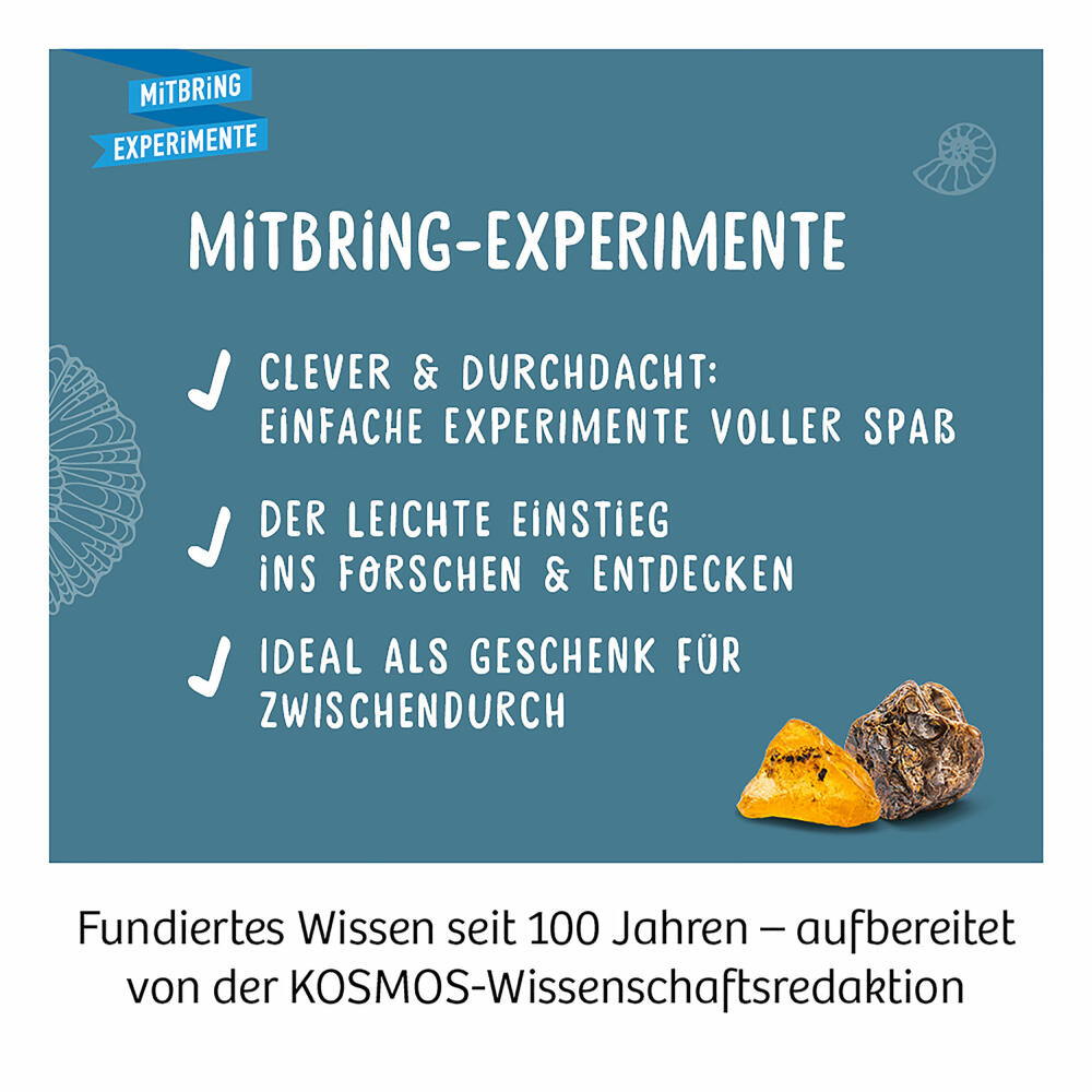 KOSMOS Fossilien, Fossilien Ausgrabungs-Set, Experimentierkasten, Experimentier Kasten, ab 7 Jahren, 657918