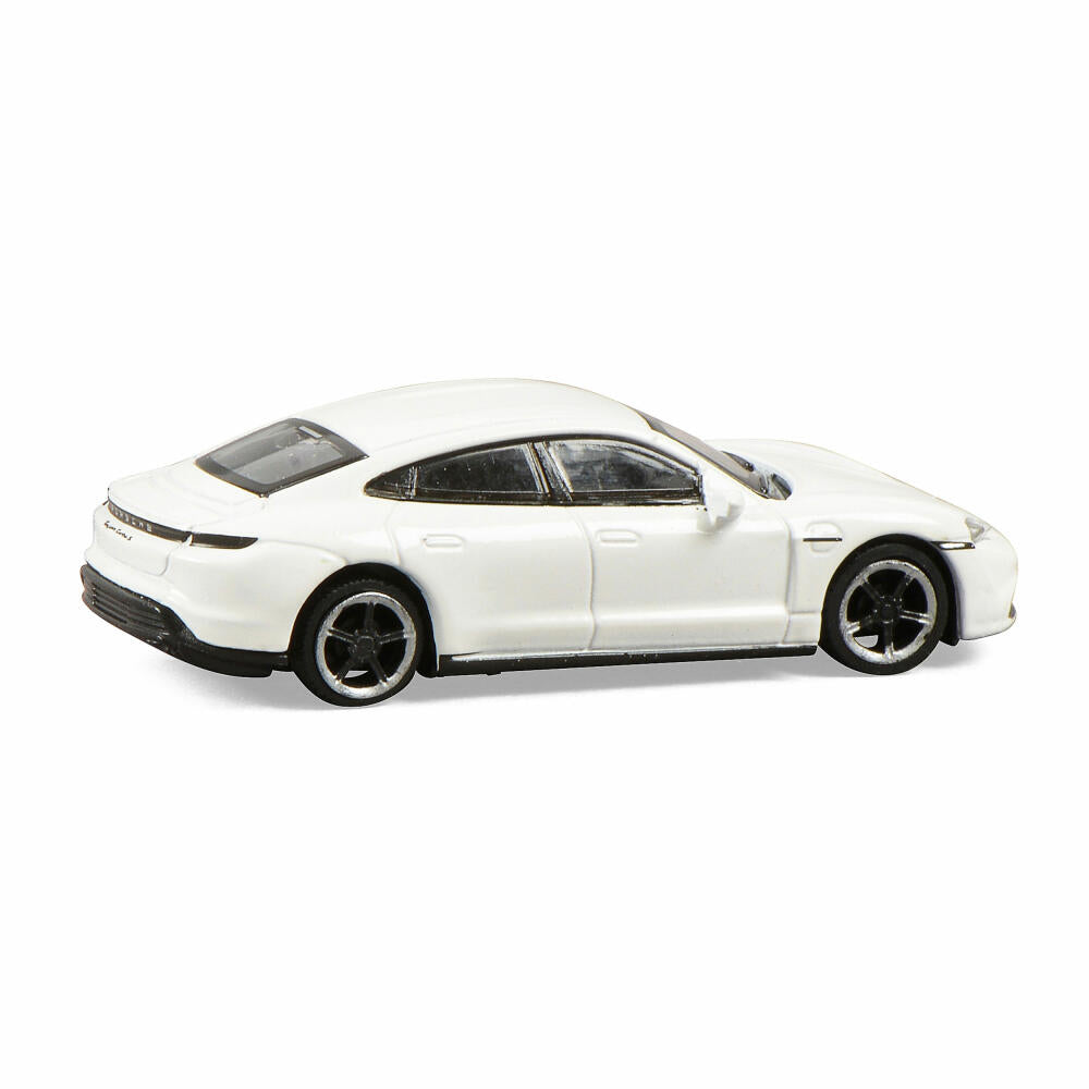 Schuco Porsche Taycan, Turbo S, Modellauto, Modell Auto, Miniatur, Maßstab 1:87, Weiß, 452655800