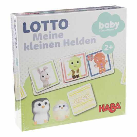 HABA Lotto My Little Heroes, 12 pcs., Lotto game, Board game, Educational toy, Games, 302895