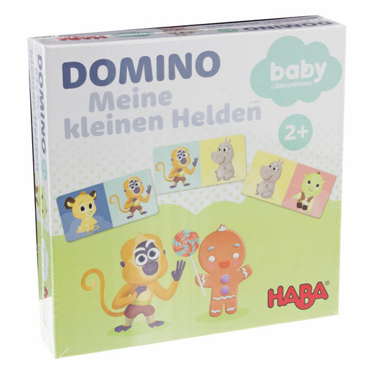 HABA Domino My Little Heroes, 15 pcs., Children's Game, Board Game, Educational Toy, Games, 302896