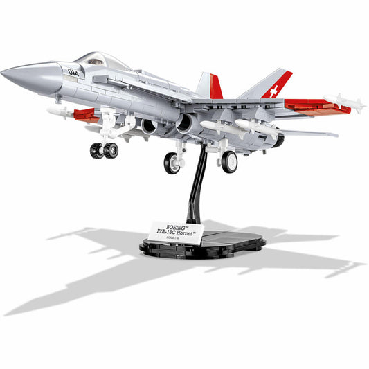 COBI Klemmbausteinset F/A-18C Hornet Swiss Air Force, Armed Forces, Flugzeug, Kampfflugzeug, Klemmbausteine, 540 Teile, 5819