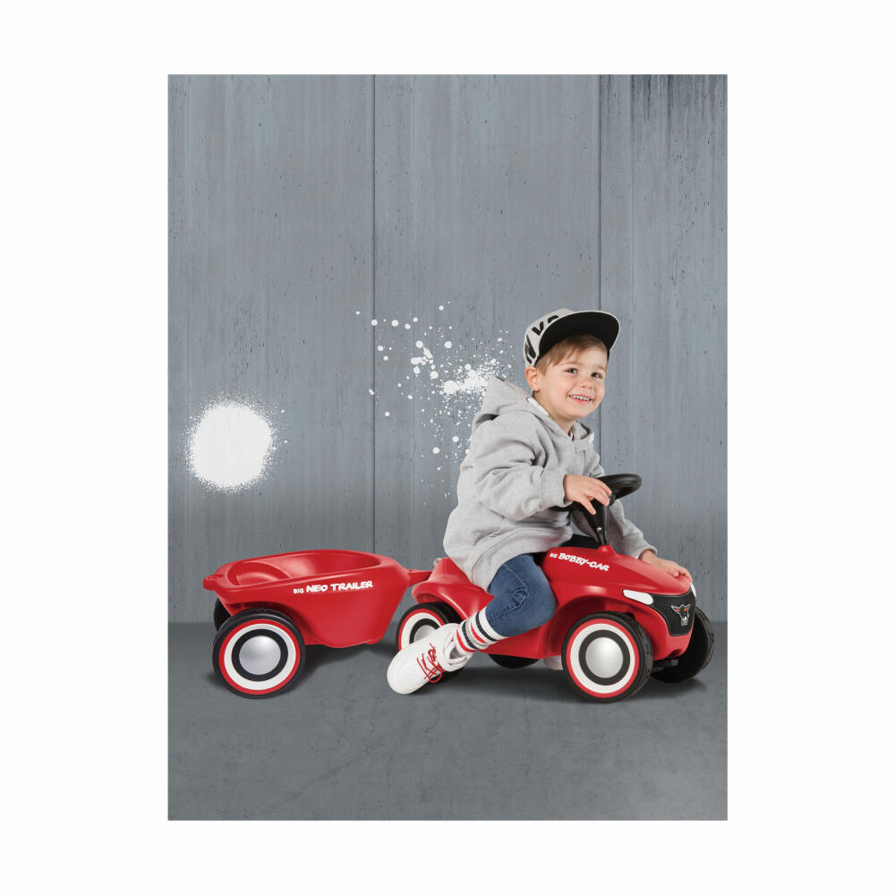 BIG Bobby-Car Neo Trailer, Bobbycar Trailer, Ride-On Car Accessories, Children's Toy, 800056266