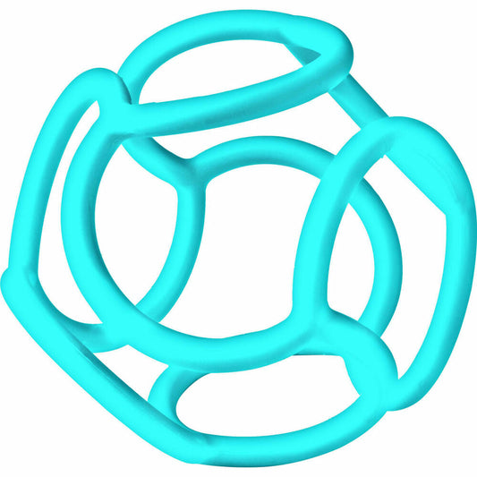 Ravensburger ministeps baliba - Baby's favorite ball, grasping toy, teething ball, gripping ball, ball, teething aid, toy, silicone, blue, 04149