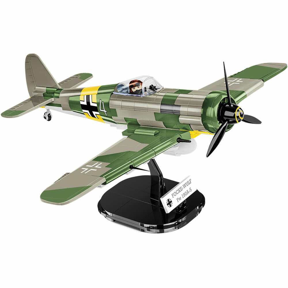 COBI interlocking brick set Focke - Wulf Fw 190 A5, World War 2 Historical Collection, aircraft, interlocking bricks, plastic, 344 parts, 5722
