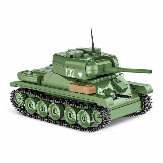 COBI Klemmbausteinset T-34-85, World War 2 Historical Collection, Panzer, Spielfiguren, Klemmbausteine, Kunststoff, 286 Teile, 2716