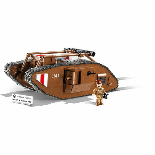 COBI Klemmbausteinset Mark V Male, Great War Historical Collection, Panzer, Spielzeug, Kunststoff, 835 Teile, 2984