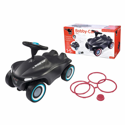 BIG Bobby-Car-Neo, Bobbycar, ride-on car, ride-on vehicle, children's car, toy, anthracite, 800056243