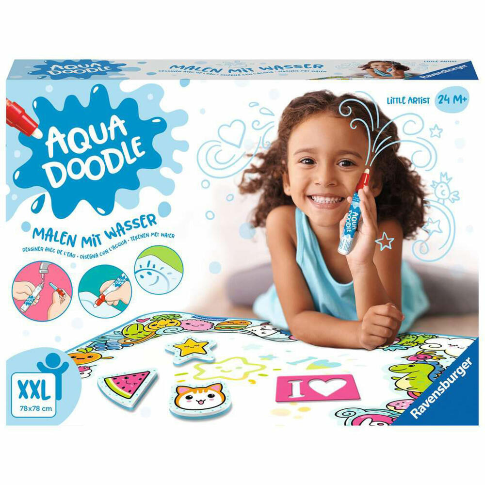 Ravensburger Aquadoodle Little Artist, Malmatte, Malset, Malen mit Wasser, ab 2 Jahren, 04572