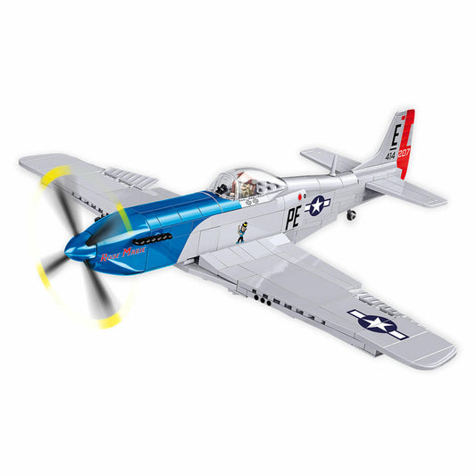 COBI Klemmbausteinset P-51D Mustang, World War 2 Historical Collection, Flugzeug, Klemmbausteine, Kunststoff, 304 Teile, 5719