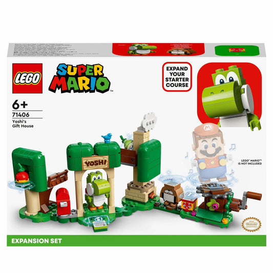 LEGO Super Mario Yoshis Geschenkhaus Erweiterungsset, 246-tlg., Bauset, Erweiterung, Ergänzung, Bausteine, Spielzeug, ab 6 Jahre, 71406