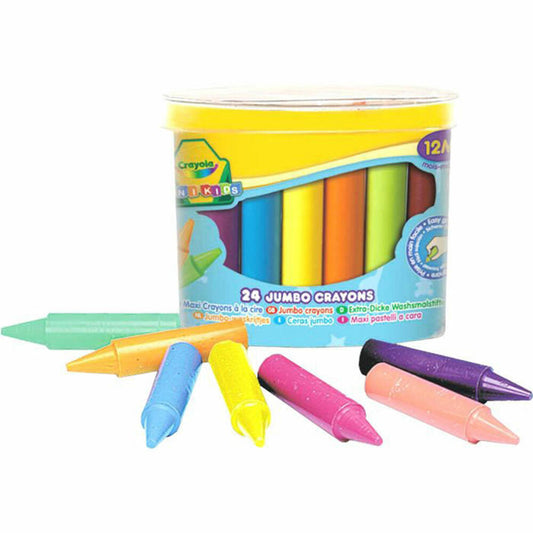Goliath AMIGO 00784 Crayola Mini Kids Wax Crayons Jumbo 24 pieces