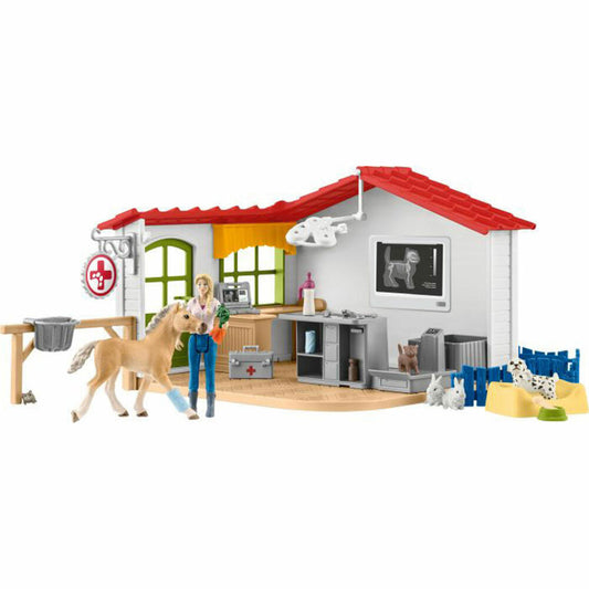 schleich Farm World 42502 Veterinary Practice with Pets