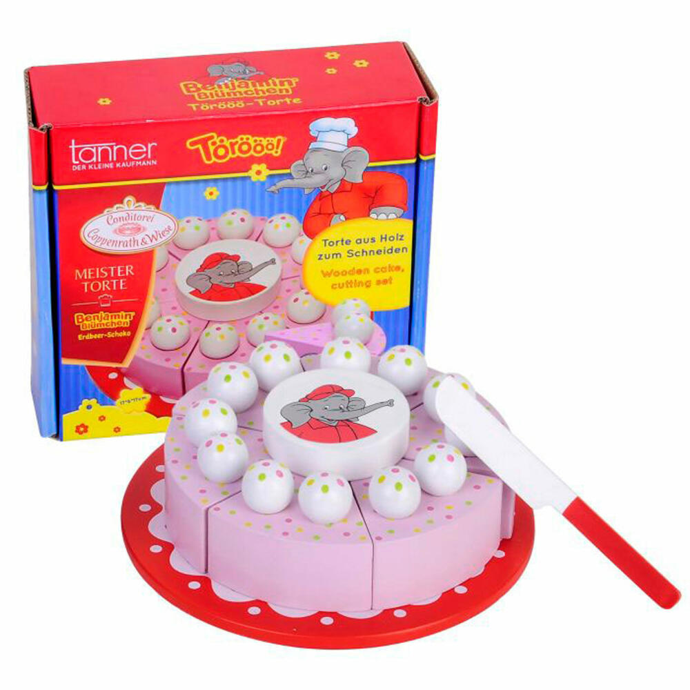 Tanner Benjamin Blümchen cake for cutting