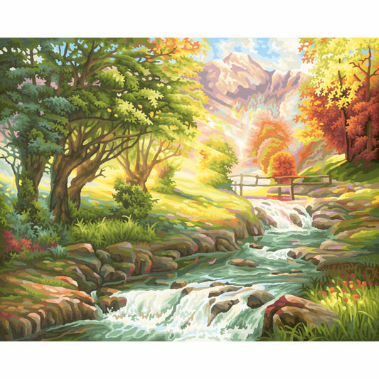 Schipper Painting by Numbers Forellenbach, MNZ, Painting, Painting Set, Master Class, 40 x 50 cm, 609130412